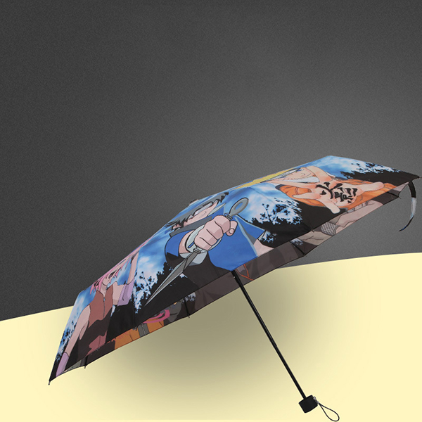 創(chuàng)意雨傘熱轉印傘_21寸印字三折雨傘定制logo_廣告?zhèn)? onmouseover=