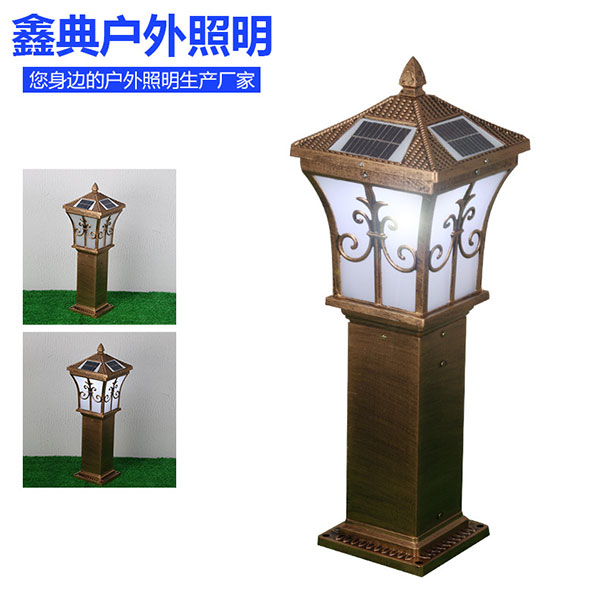 太陽能庭院燈現(xiàn)代簡(jiǎn)約庭院燈_柱頭燈